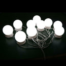 10x LED Makeup Mirror Light Bulb Kit Hollywood Style Vanity Dressing Table Lamp