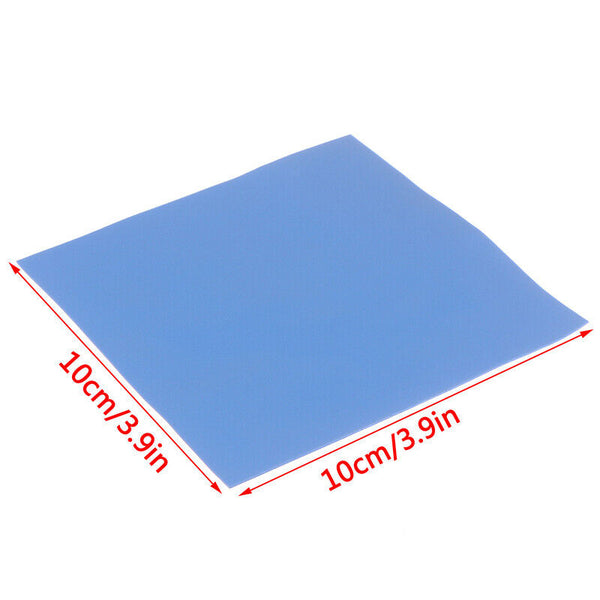 100mm*100mm*0.5mm GPU CPU Heatsink Cooling Conductive Silicone Pad Thermal P Gw