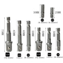 1/4 inch 3/8 inch 1/2 inch Socket Adapter Impact Hex Shank Drill Bits Set 3