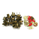 12 Sets 18mm Metal Button Magnetic Bags Clasps Snaps for Sewing Clothing NLZ