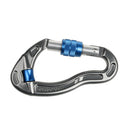 25KN Aluminum Screw Locking Carabiner Rock Climbing Caving Arborist