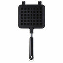 Waffle Maker Non-stick Checkered Waffle Mould Bakeware Tray With Handle for Q4S4
