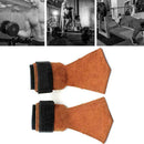 1Pair Weightlifting Gloves Training Fitness Power Back Wrist Support Belt Z A2Q3