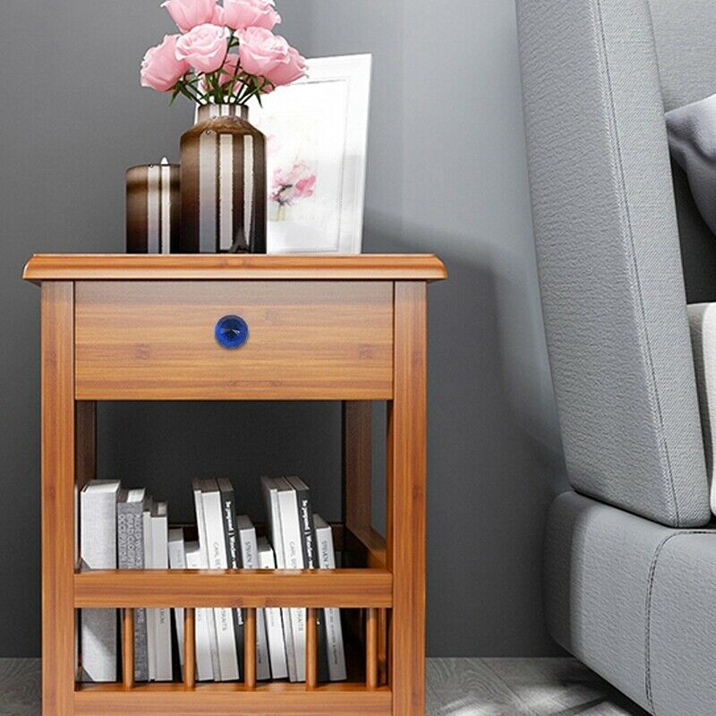 1 x 30MM Crystal Glass Round Door Knob Cabinet Drawer Wardrobe Pull Handle