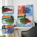 Full DIY 5D Diamond Painting Seasons Tree Diamond Embroidery Patterns ME