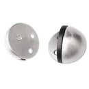 4 Pieces Stainless Steel Floor Door Stopper, Oval Floor Mounted Half Moon D