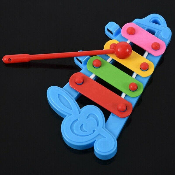 5X(Baby Child Kid 4-Note Hand knock piano Musical Instrument Toys Wisdom D G2Z8)