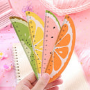 4 Pcs Wooden Fruit Ruler Cute 15Cm Measuring Straight Rulers Drawing Tool P