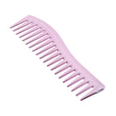 Electroplating Hairdressing Comb Hair Brush Large Wide Tooth Combs (Pink) A