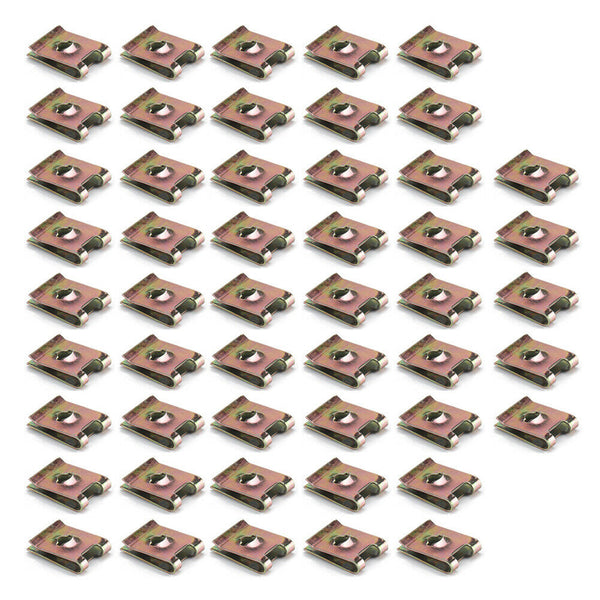 50pcs U Nuts Car Interior Door Panel Fastener Clip Self Retaining U Type Nuts