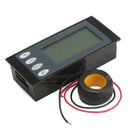 AC100A LCD Power Meter Monitor Volt KWh Time Watt Voltmeter Ammeter with CT