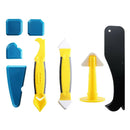 8pcs Silicone Scraper Caulking Sealant Finishing Remover Tools Nozzle Set