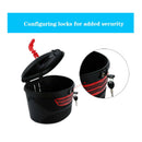 Electric Scooter Storage Front Rear Carrying Basket with Lock for Foldable