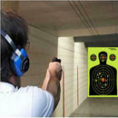 10PCS 14.5" Human Body Shape Training Target Paper Fluorescent Target Paper