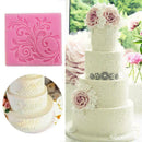 Peony lace Silicone Fondant baking Paste Mold Cake Decorat Y2Q7 DIY Clay Po Z8M5
