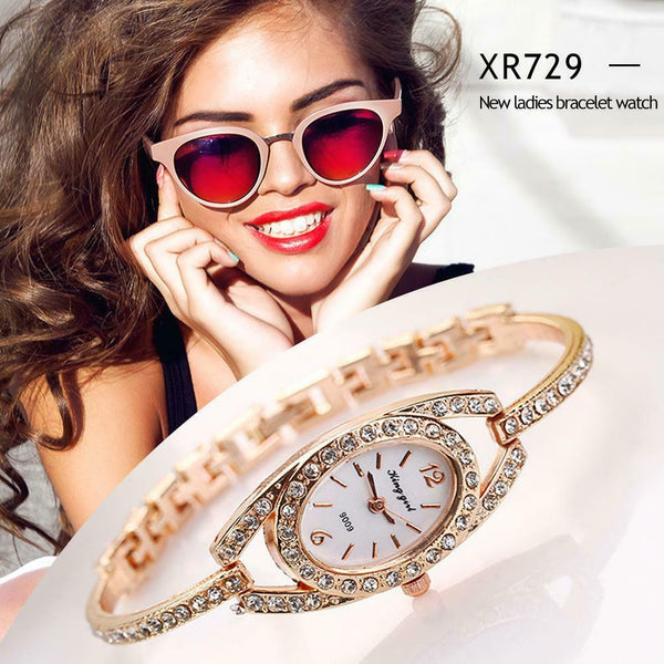 Hot Selling Casual Stainless Steel Wristwatch Women Fashion Reloj Watch A#S