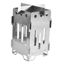 Camping Backpacking Stove Portable Folding Wood Burner Lightweight Stainless
