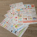 Cute 6 Sheets DIY Word Expression Diary Album Stickers Calendar Card-crapbooking