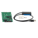 2 in 1 Combine Mini PCI-E M.2 NGFF & mSATA SSD To SATA 3.0 III Adapter