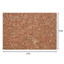 Rustic Red Brick Background Cloth Decoration Photography Props Backdrop A