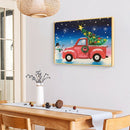 Christmas Car 5D DIY Full Round Diamond Painting Manual Mosaic Kit for Gift