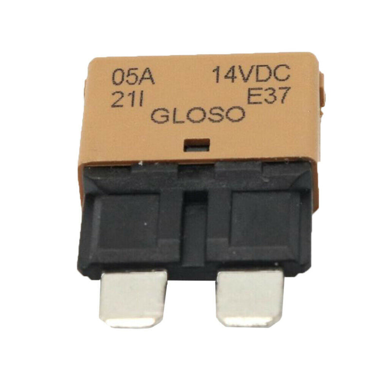 Universal Car Truck Marine Automatic Reset Circuit Breaker Blade Fuse 5Amp