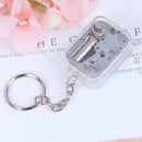 Music Box DIY Mechanical Metal Music Boxes Clockwork Keychain Gift 3C