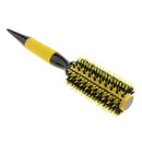 Professional Bristle Round Hair Roller Brush Natural Wood Hairbrush 2.2"