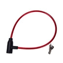 Cycling 8x640mm Cable Keyed Anti-Theft Bike Bicycle Scooter Lock With 2 Keys MO