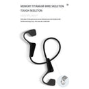Bone Conduction Headphones Headset Wireless Bluetooth Stereo Sound Built-in Mic