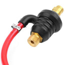 2X(Tig Welding Quick Connector Kit Tig Power Welding Gas Adapter 35-50 For