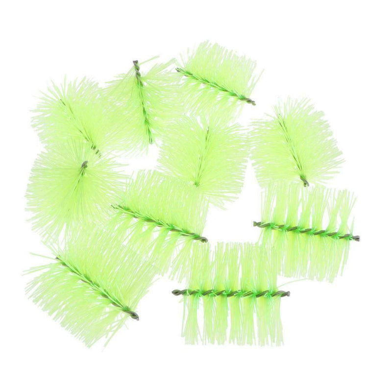 Plastic Aquarium Filter Pump Hose Brush   Tank Clean Tools 10 Pack