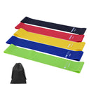 5pcs 600x50mm Yoga Resistance Bands Elastic Rubber Loops Fitness Equipment