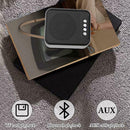 Metallic Mini Bluetooth Speaker Outdoor Portable FM Card AUX Bluetooth Speaker