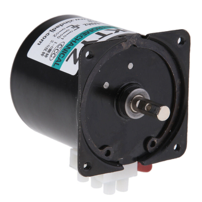 60KTYZ Synchronous Gear Motor AC 220V 5r/min CW/CCW Control 14W 50-60HZ