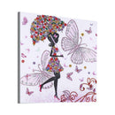 5D DIY Special Shaped Diamond Painting Flowers Fairy Cross Stitch Mosaic