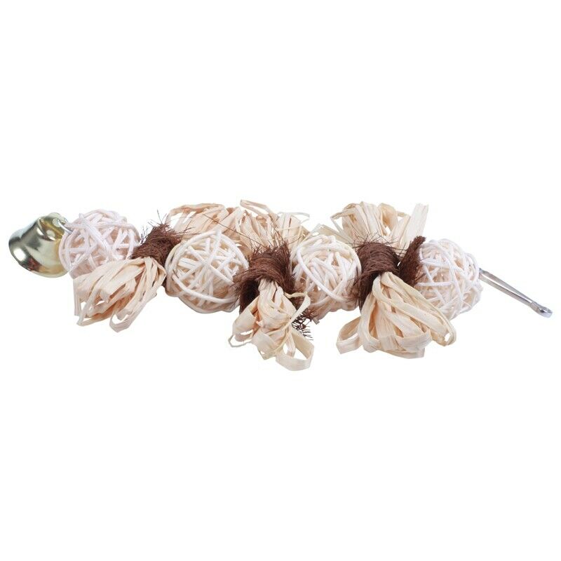 Pet Parrot Conure Cockatiel Parakeet Budgie Bird Chew Bites Swing Cages ToysA4P8