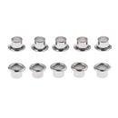 10 Pieces Drum Set Air Vents for Badges Restore Percussion Parts DIY
