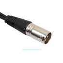 1.1FT XLR 3 Pin Male to 2 XLR Female Connector Microphone Extension Cable Cord