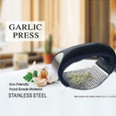Multi-Function Stainless Steel Manual Garlic Presser Curved Grinding Slicer