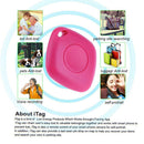 Pink Mini BluetoothTracking Device Car Pets Kids Motorcycle Tracker Locator