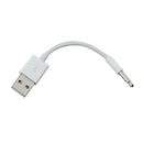 3.5mm To USB 2.0 M/M Cable +3.5mm Audio Jack To USB 2.0 Female Adapter Cable