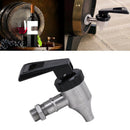 Stainless Steel Drink Dispenser Plastic Coffee Valve Wine Barrel Spigot / F H2I3