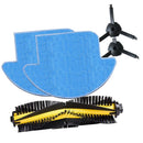 1 Main Roller Brush +2 Mop Cloths +2 Side Brush for ilife V7S pro V7S Robot