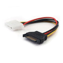 SATA Power Female to Molex Male Adapter Converter Cable, 6-Inch W3M7