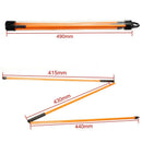 2Pcs Golf Alignment Sticks Fiberglass Training Aid Rods For Correct Ball DirG4R7