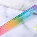 Anti-Static Rainbow Hair Comb Double Head Entangled Hair Styling Tool (7) A