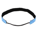 Reflective Men Women Sports Headband Gym Sweatband Hairband Printed Blue