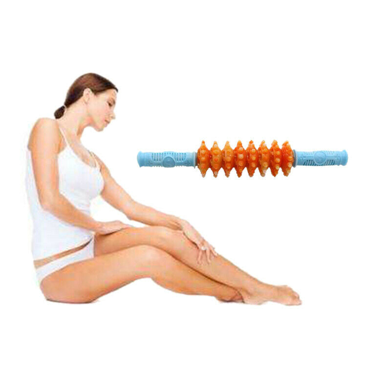 Body Massager Stick Hedgehog Balls Muscle Roller Anti Cellulite Massager Tr N9A2