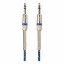 6.35mm Mono Jacks 1/4 inch Straight Male to Male Instrument Cables for Elec